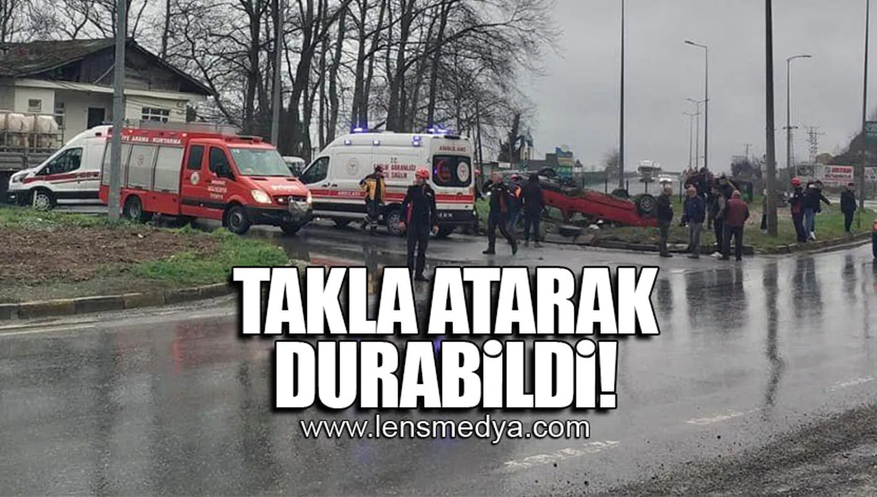 TAKLA ATARAK DURABİLDİ!