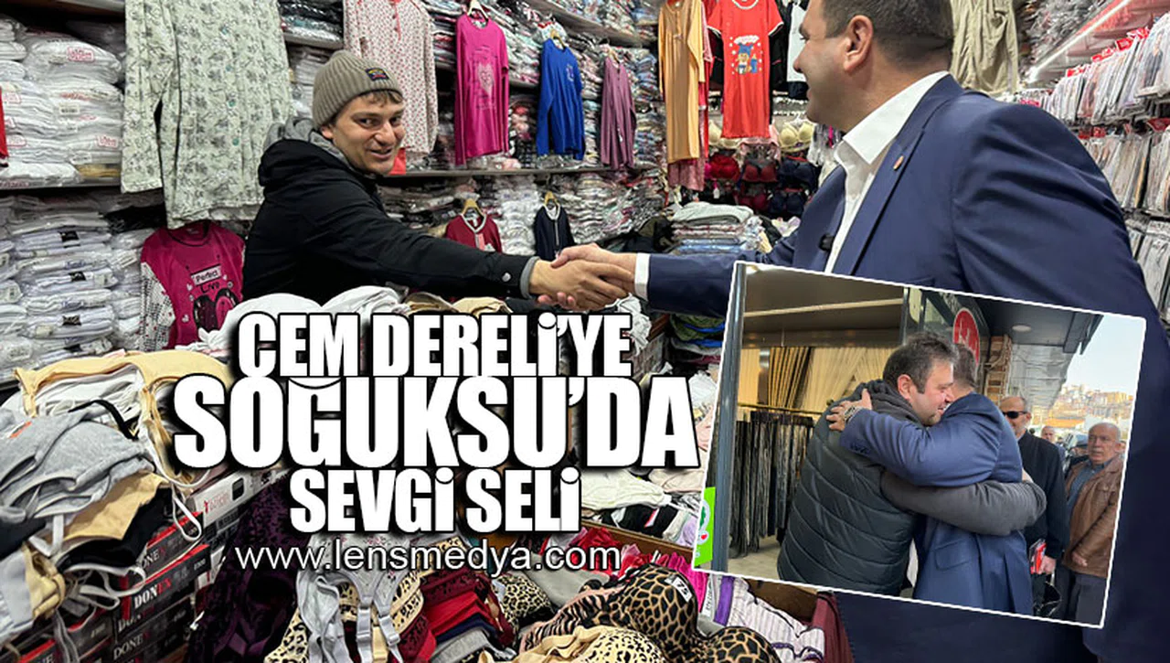 CEM DERELİ'YE SOĞUK SUDA SEVGİ SELİ!