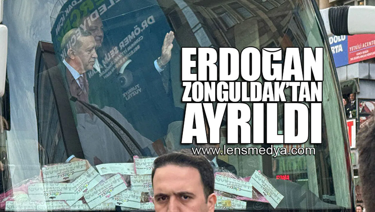 CUMHURBAŞKANI ERDOĞAN ZONGULDAK'TAN AYRILDI!