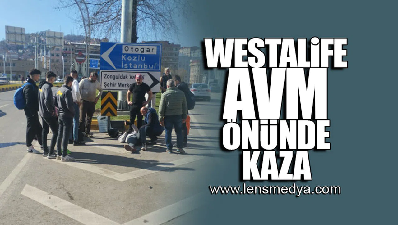 WESTALİFE AVM ÖNÜNDE KAZA!