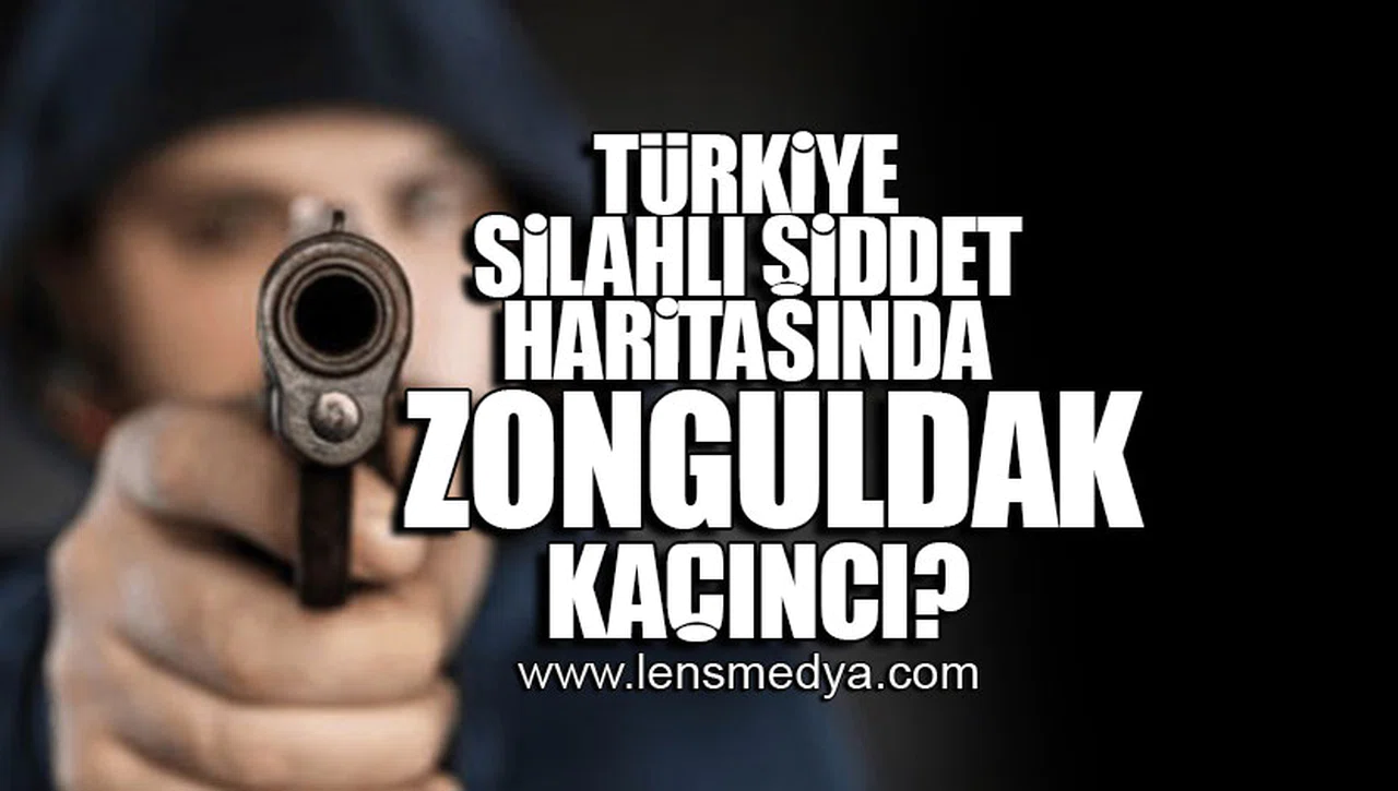 TÜRKİYE SİLAHLI ŞİDDET HARİTASINDA ZONGULDAK KAÇINCI?