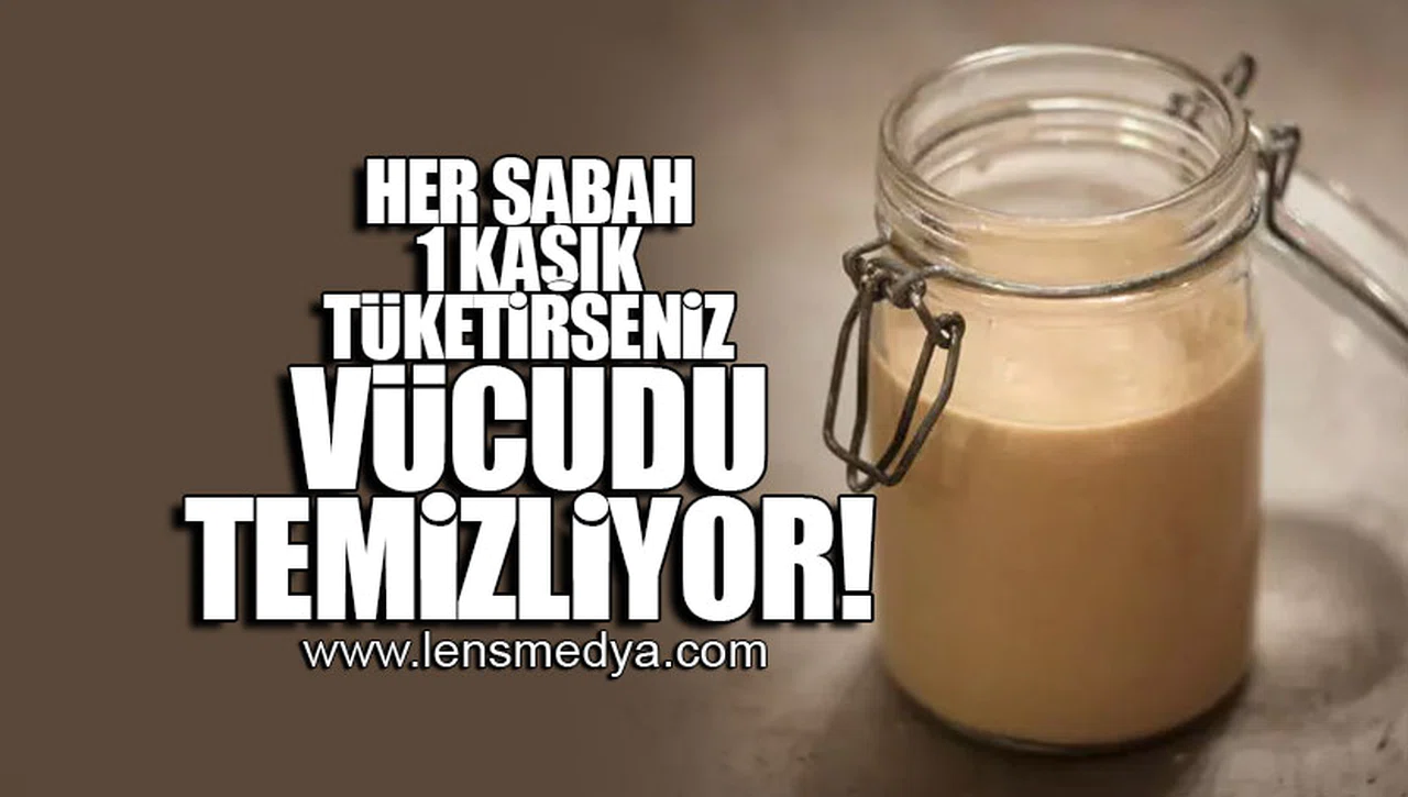 HER SABAH 1 KAŞIK TÜKETİRSENİZ VÜCUDU TEMİZLİYOR!