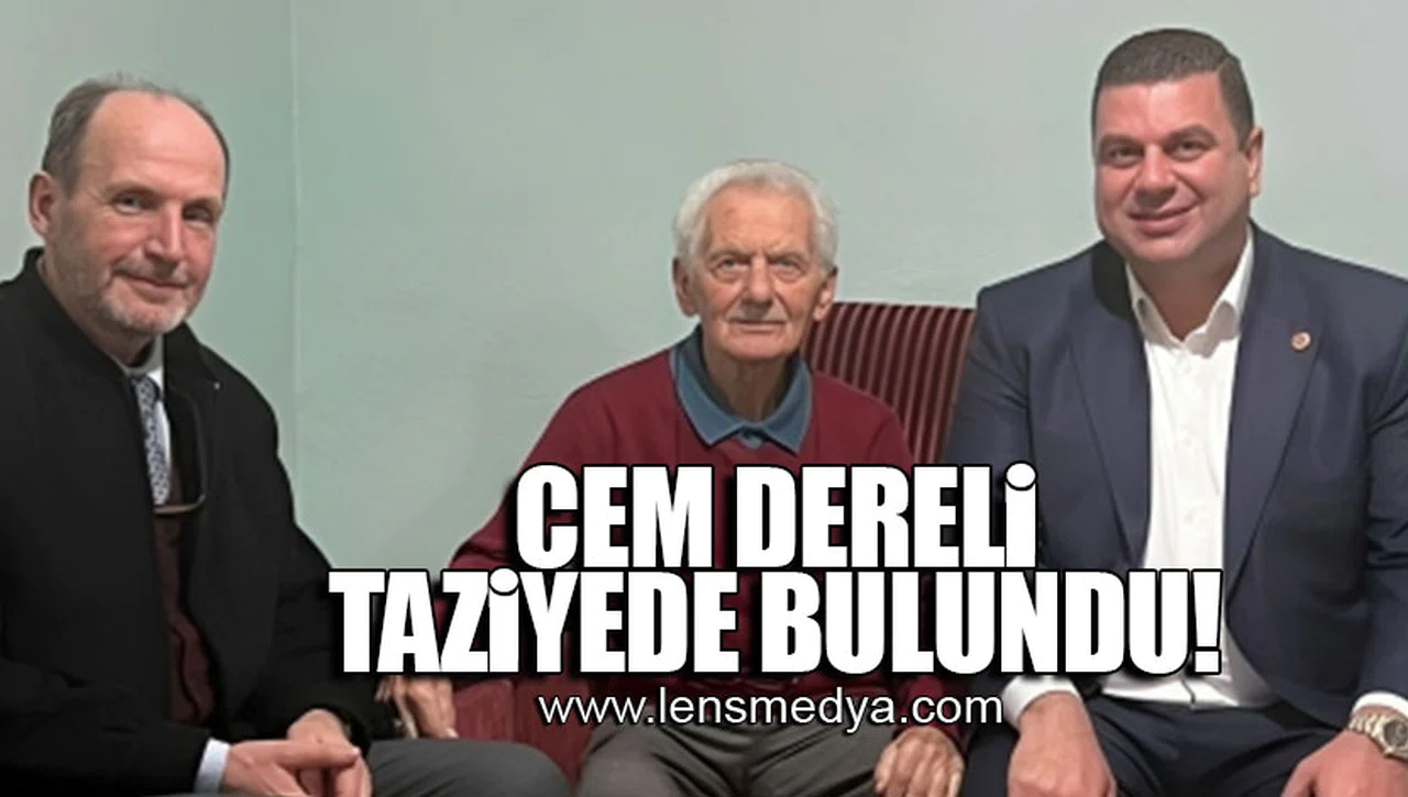 CEM DERELİ TAZİYEDE BULUNDU!