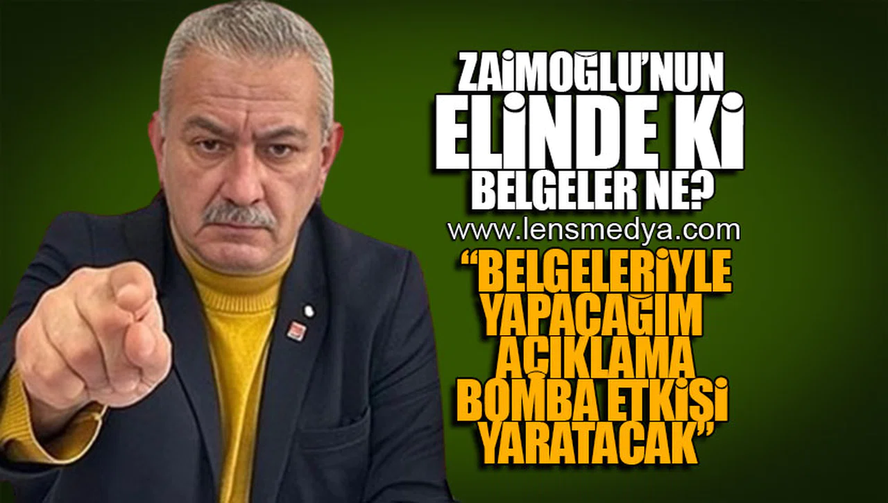 OSMAN ZAİMOĞLU: AÇIKLAYACAĞIM BELGELER ZONGULDAK GÜNDEMİNDE ATOM BOMBASI ETKİSİ YARATACAK!