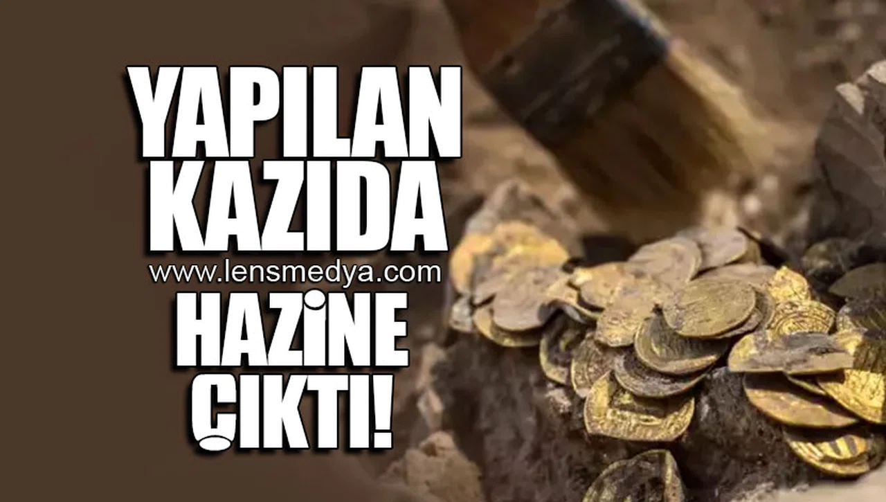 YAPILAN KAZIDA HAZİNE ÇIKTI!
