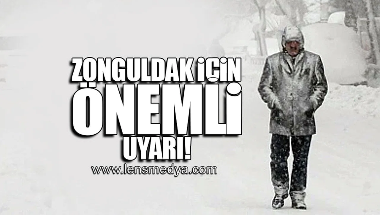 ZONGULDAK İÇİN ÖNEMLİ UYARI!