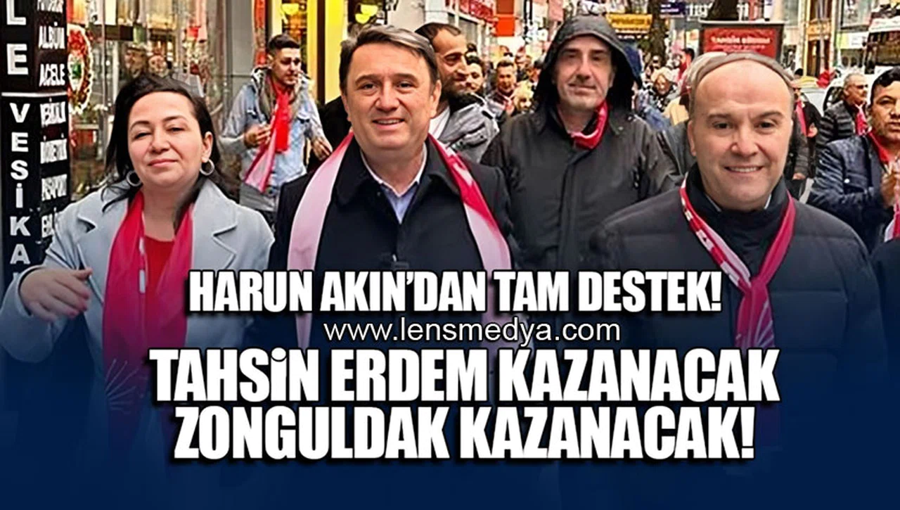 HARUN AKIN'DAN TAM DESTEK!