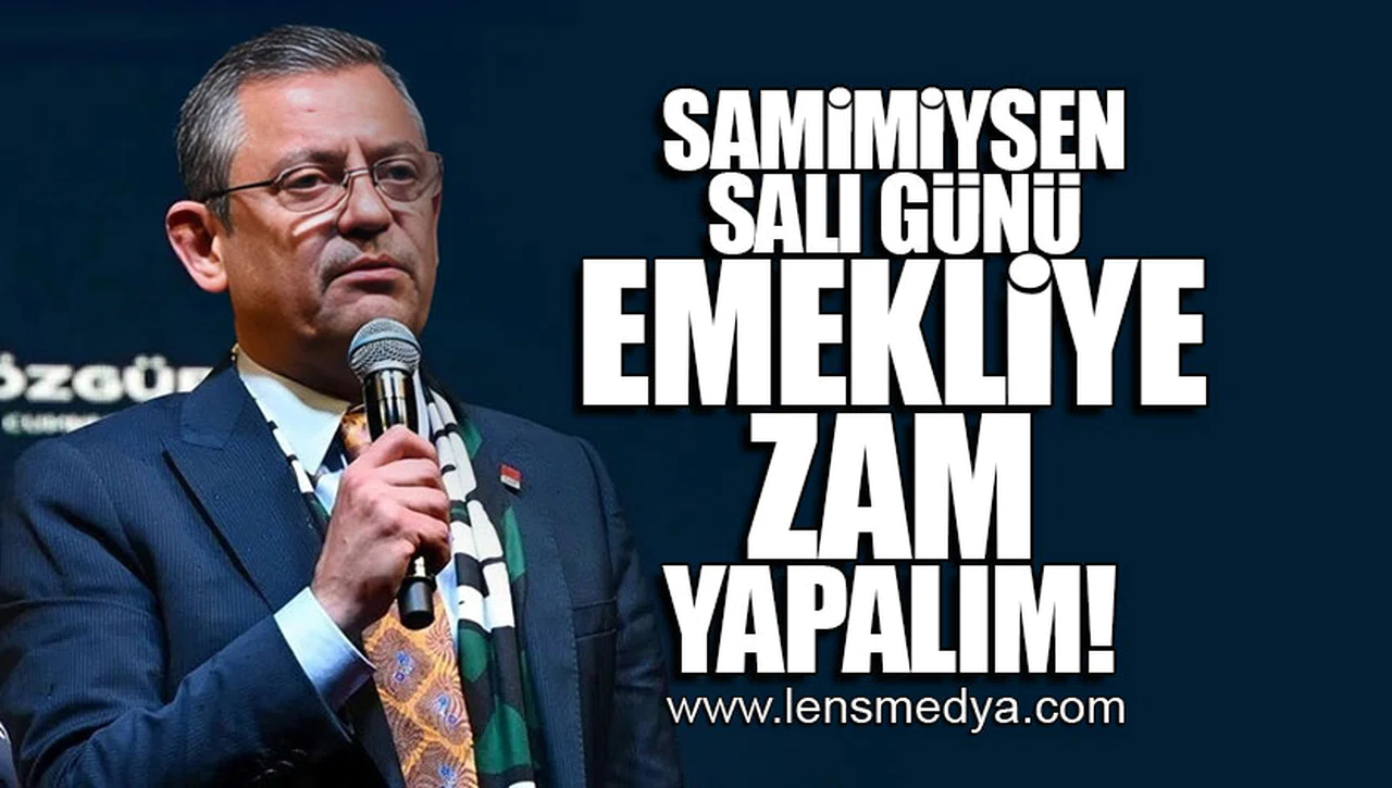 SAMİMİYSEN SALI GÜNÜ EMEKLİYE ZAM YAPALIM!