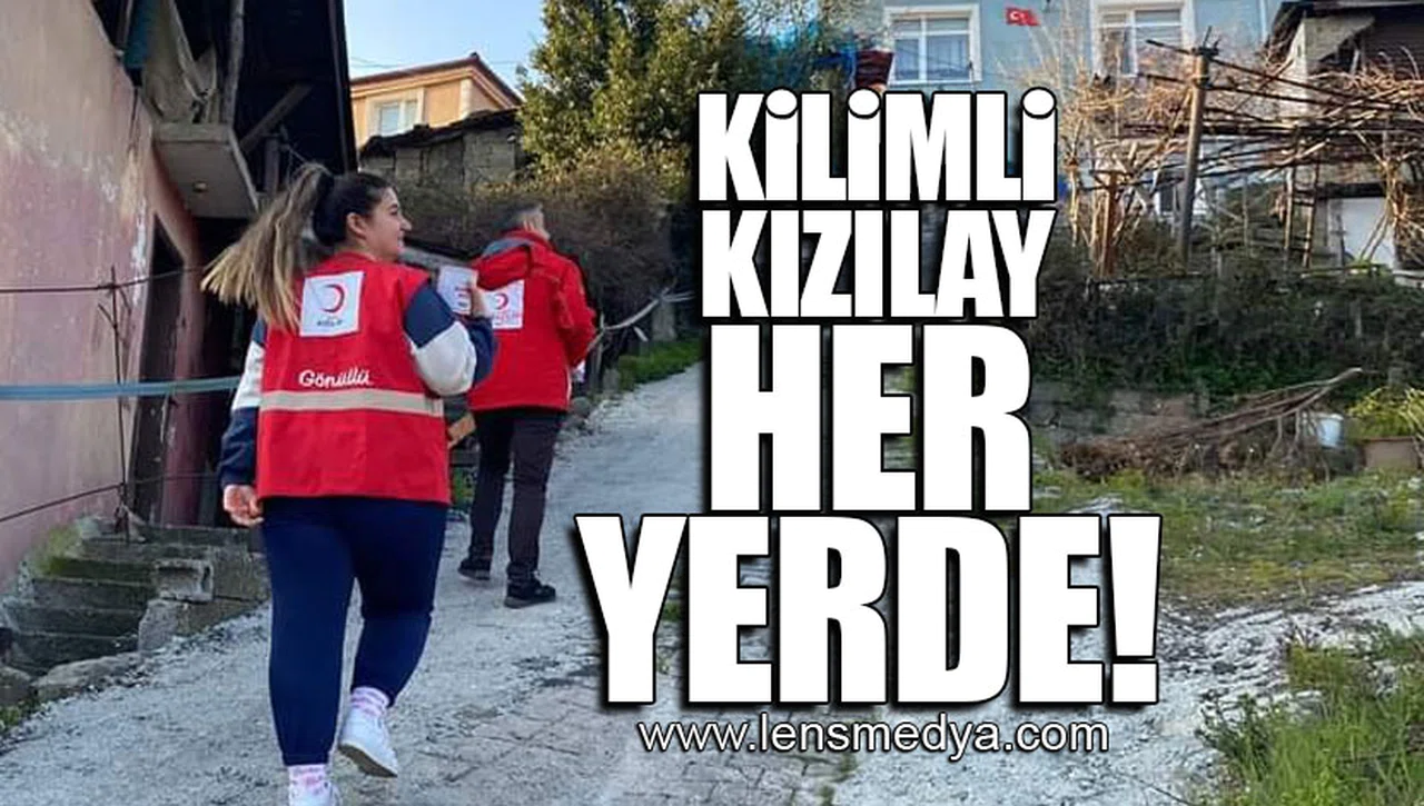 KİLİMLİ KIZILAY HER YERDE!