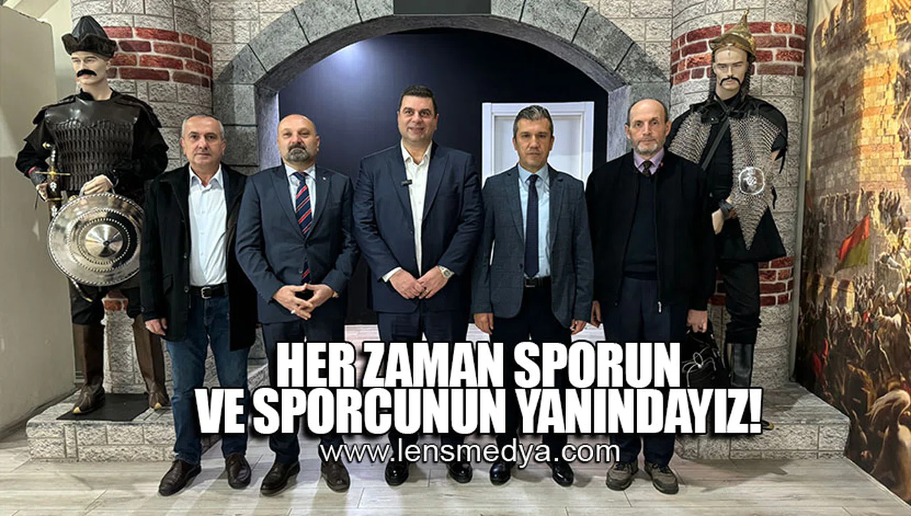 Her zaman sporun ve sporcunun yanındayız!