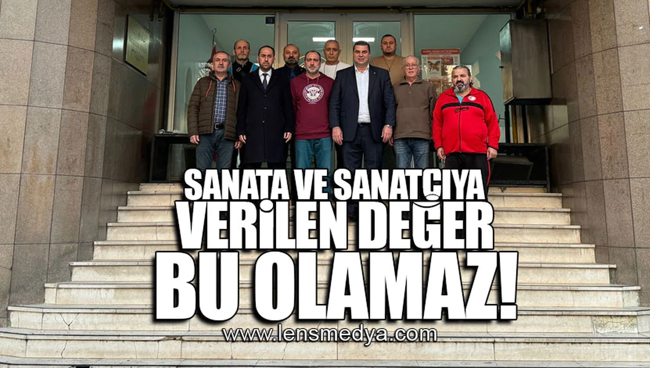 SANATA VE SANATÇIYA VERİLEN DEĞER BU OLAMAZ!