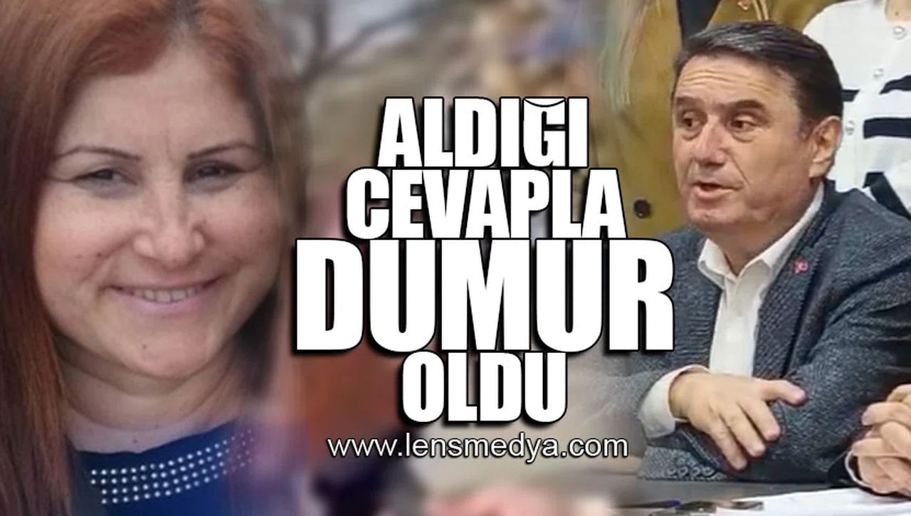 ALDIĞI CEVAPLA DUMUR OLDU!