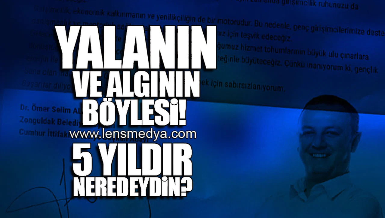 YALANIN VE ALGININ BÖYLESİ... "5 YILDIR NEREDEYDİN?"