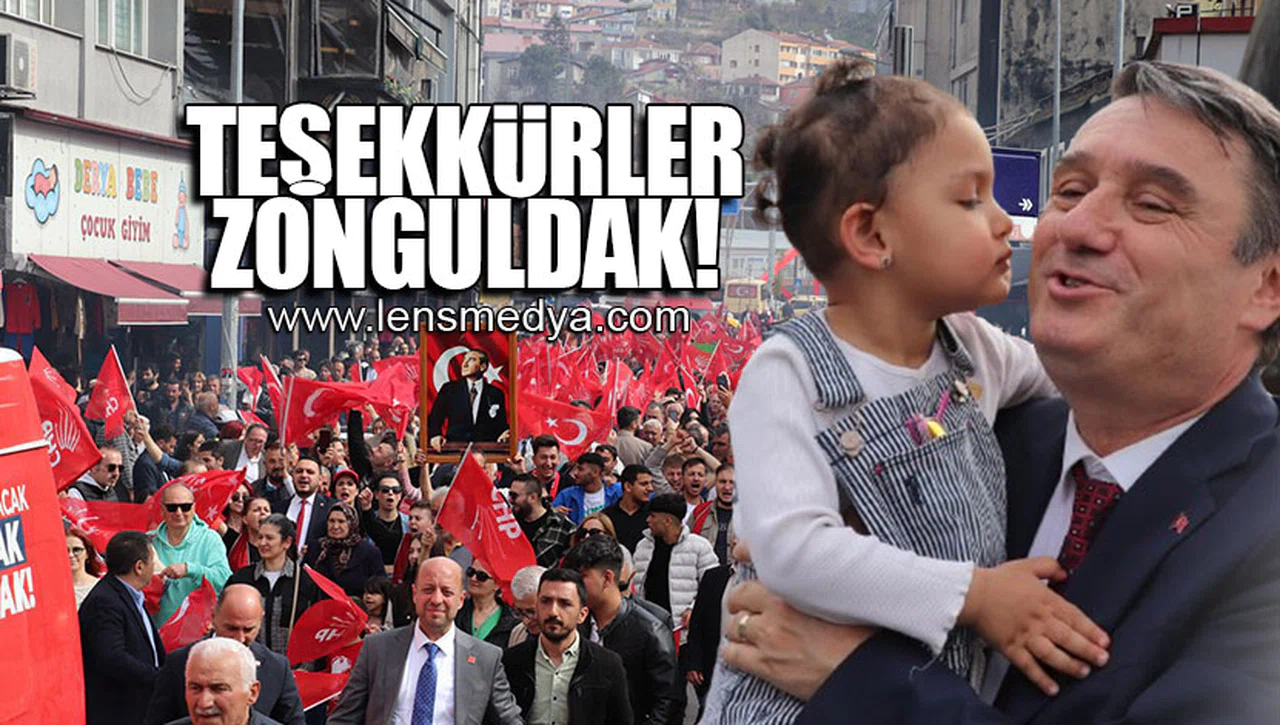 "TEŞEKKÜRLER ZONGULDAK"
