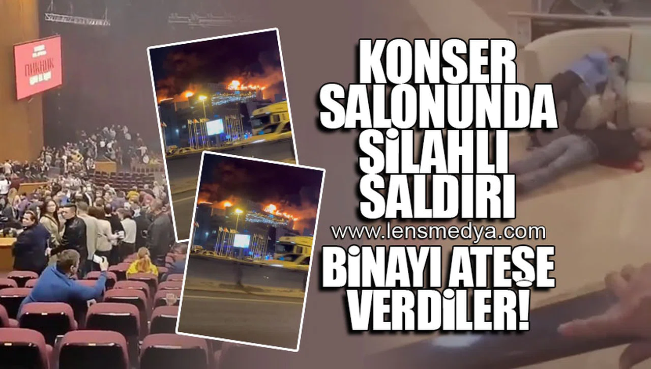 KONSER SALONUNDA SİLAHLI SALDIRI... ÖLÜ VE YARALILAR VAR!