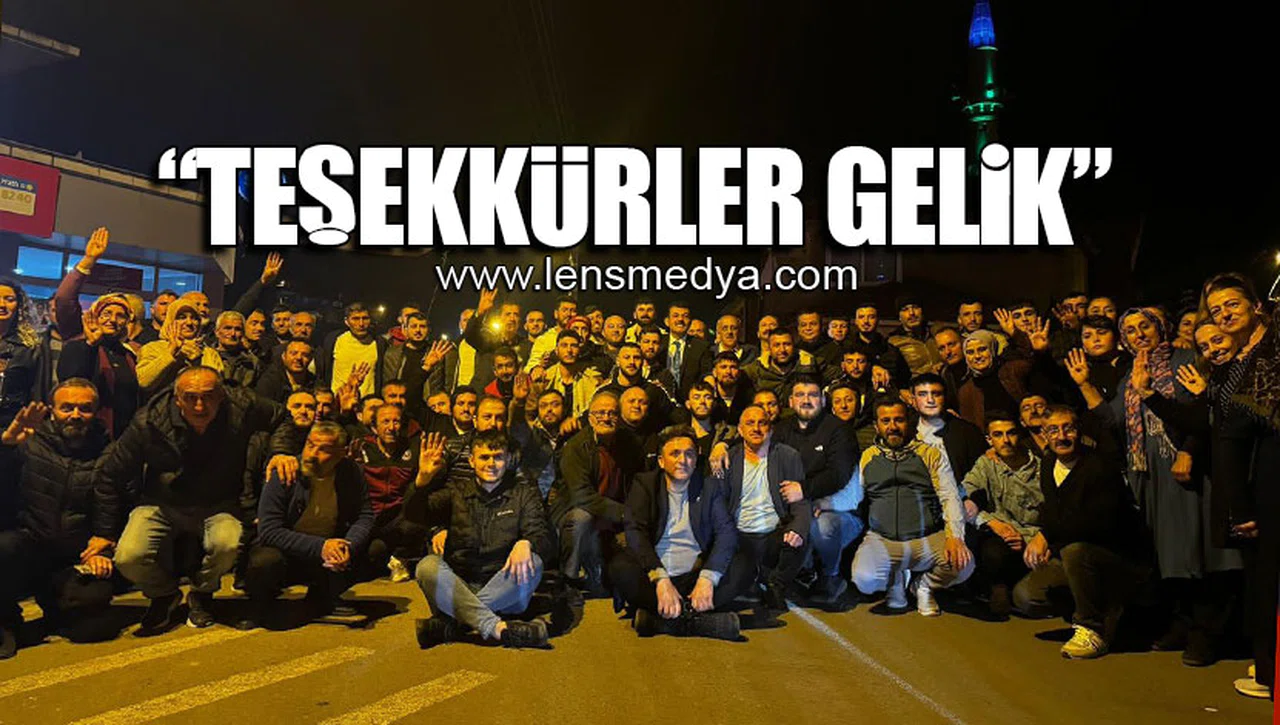 TEŞEKKÜRLER GELİK!