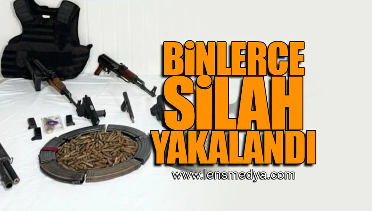 BİNLERCE SİLAH YAKALNDI!