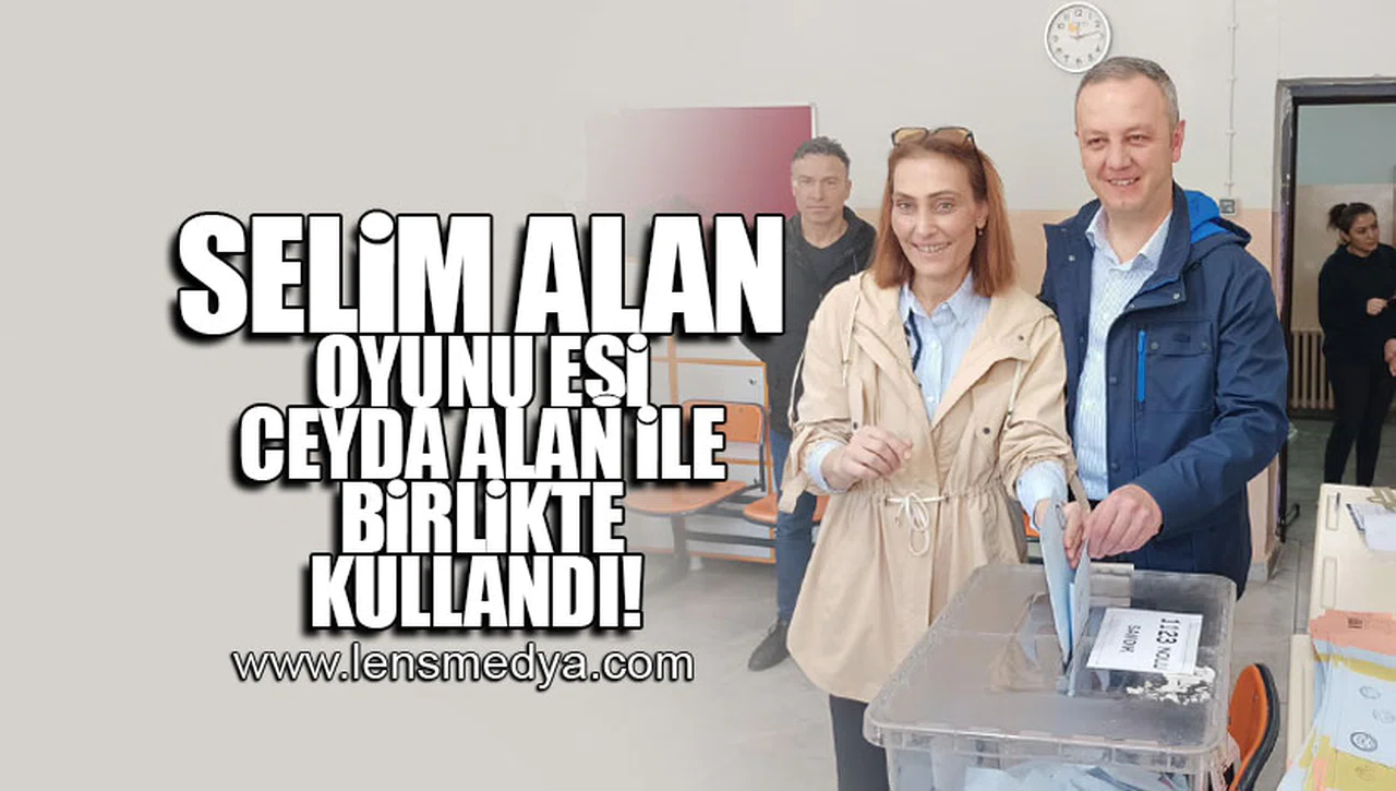 SELİM ALAN OYUNU EŞİ CEYDA ALAN İLE BİRLİKTE KULLANDI!