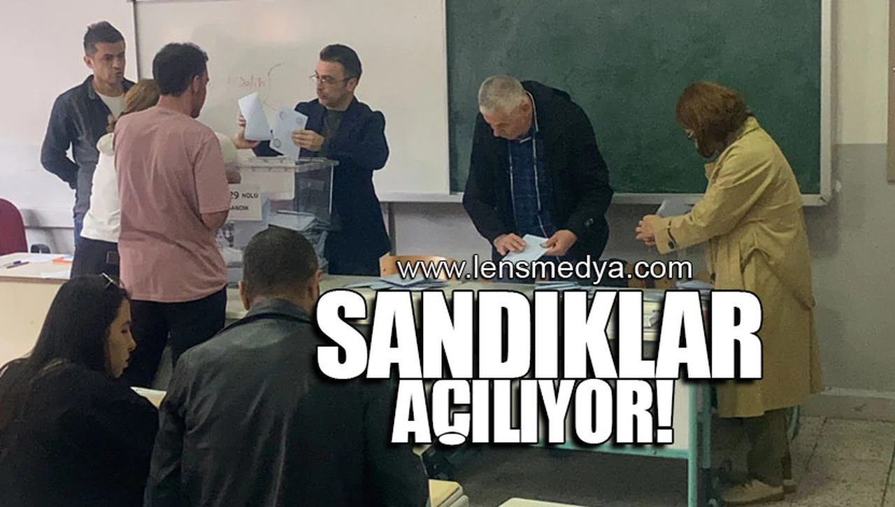 SANDIKLAR AÇILDI, OY SAYIMINA BAŞLANDI!