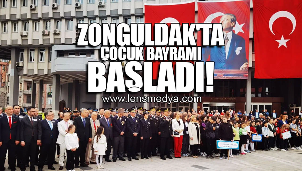 ZONGULDAK'TA ÇOCUK BAYRAMI BAŞLADI!