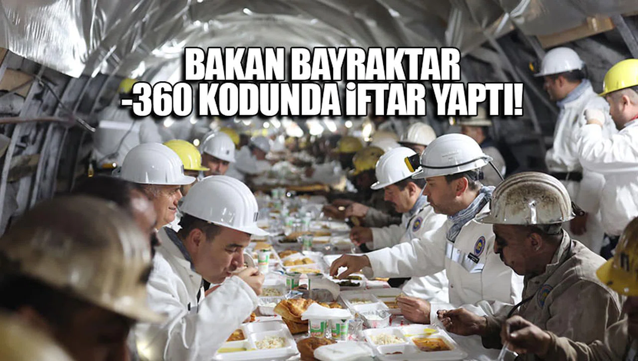 BAKAN BAYRAKTAR -360 KODUNDA İFTAR YAPTI!