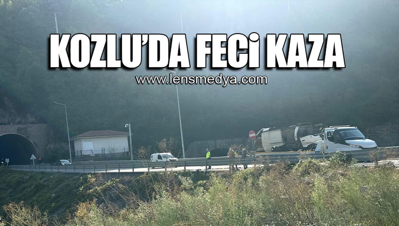 KOZLU'DA FECİ KAZA!