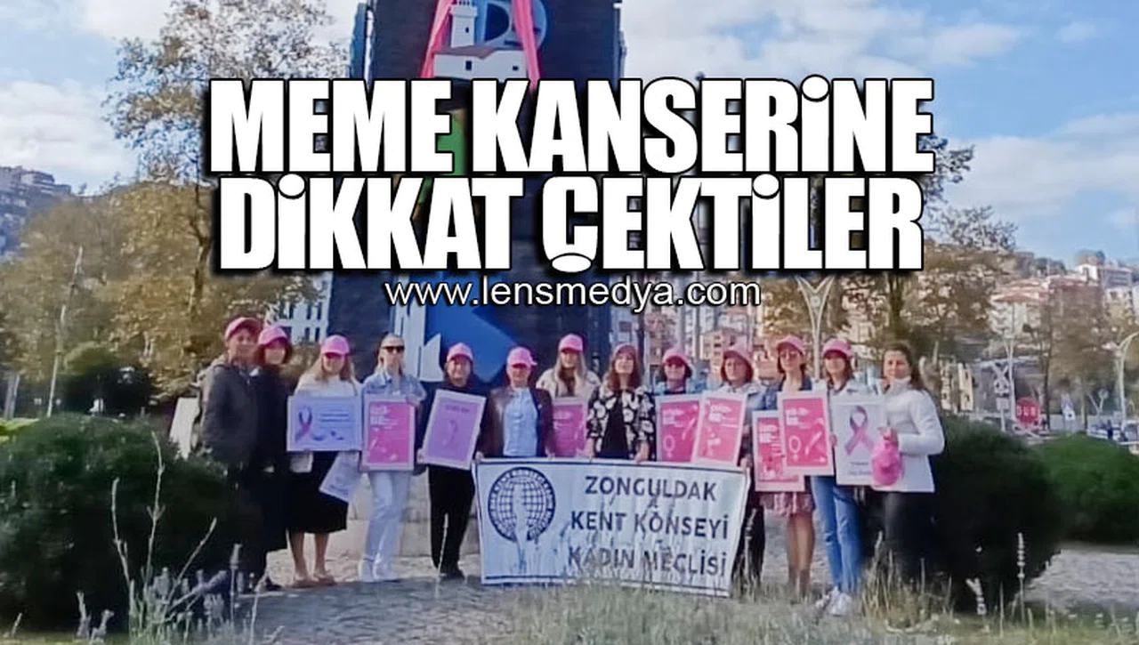 MEME KANSERİNE DİKKAT ÇEKTİLER!