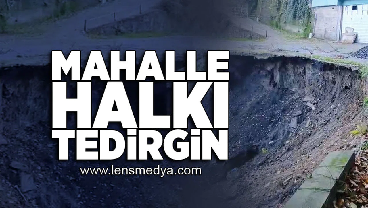 Mahalle halkı tedirgin!
