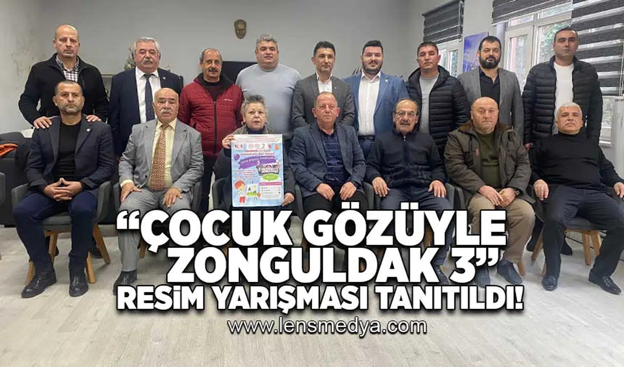 "Çocuk gözüyle Zonguldak 3" resim yarışması tanıtıldı!