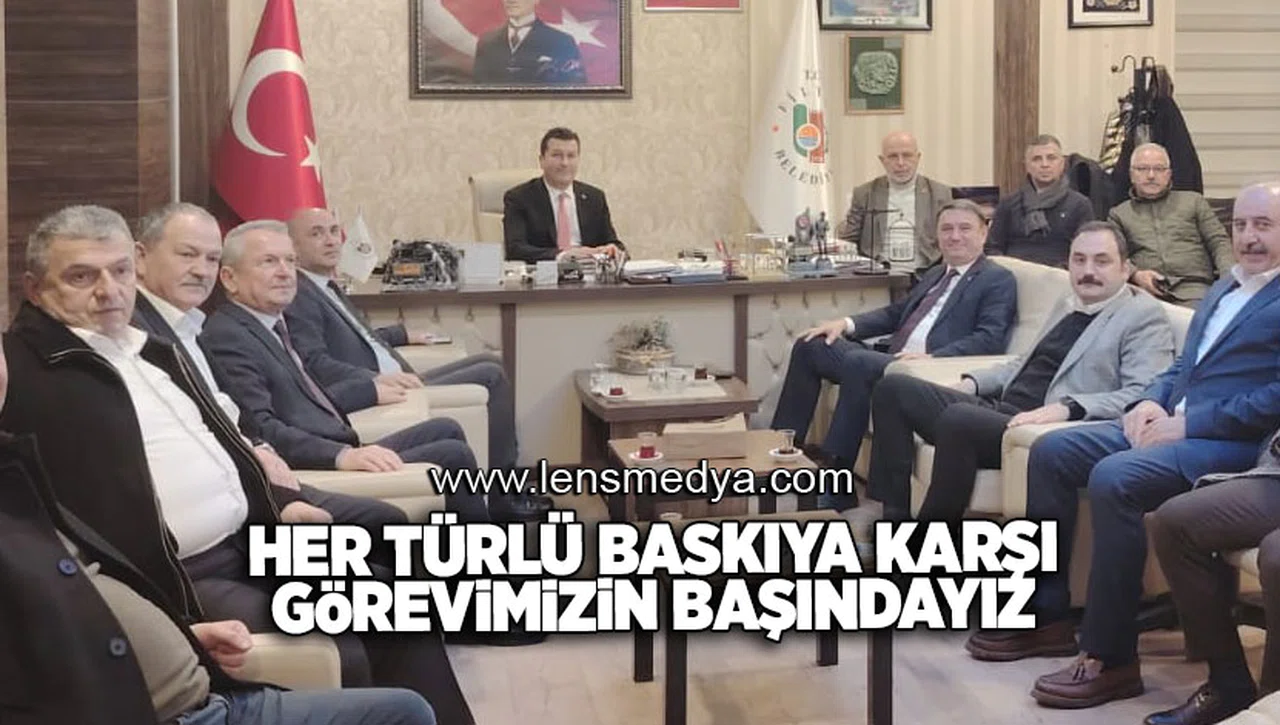 Her türlü baskıya rağmen görevimizin başındayız!