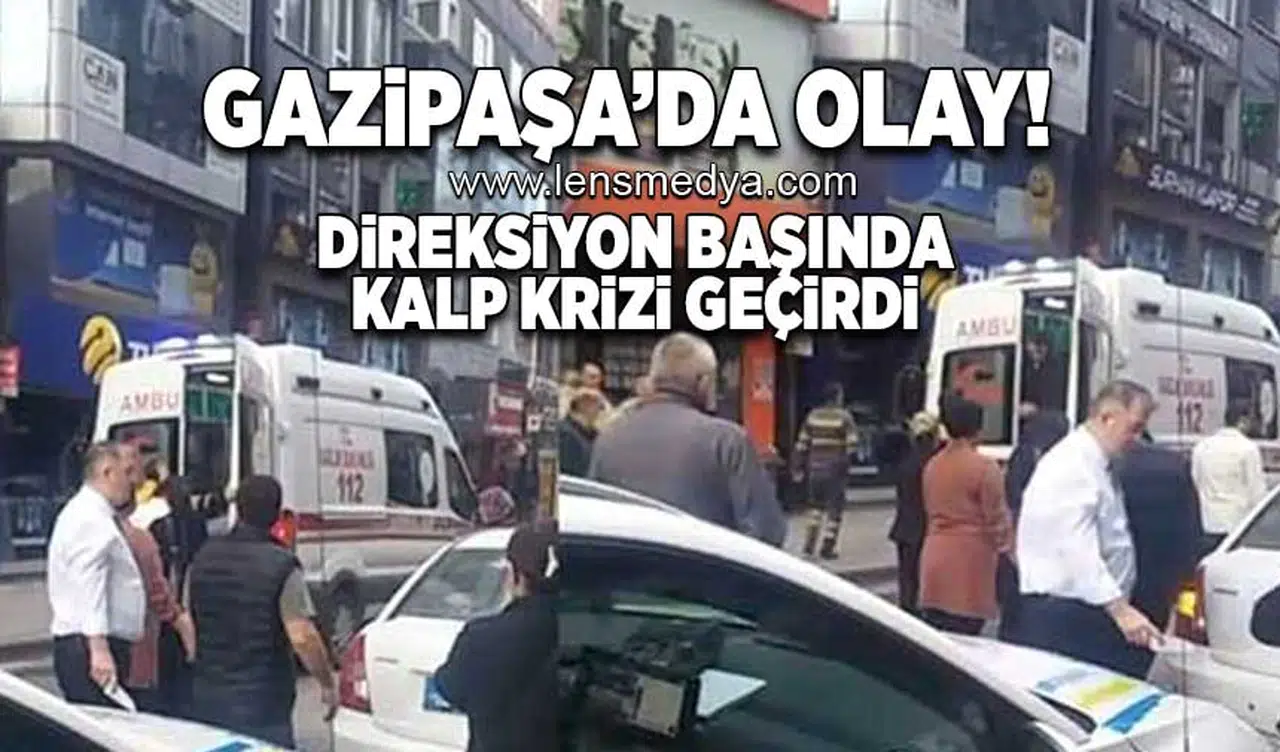 Direksiyon başında kalp krizi geçirdi!