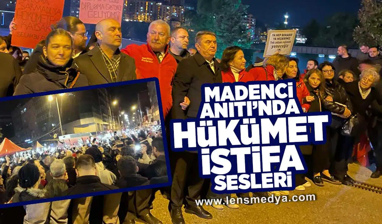 Madenci Anıtı'nda "Hükümet İstifa" sesleri!