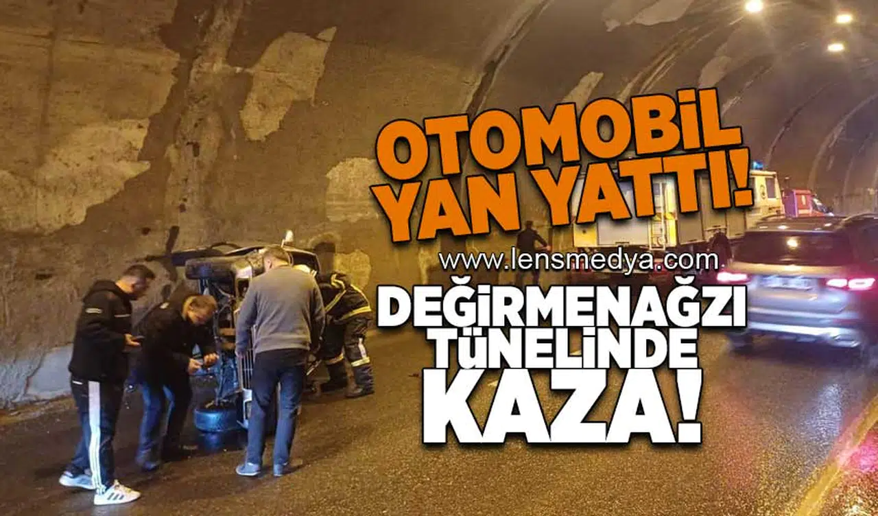 Değirmenağzı tünellerinde kaza!