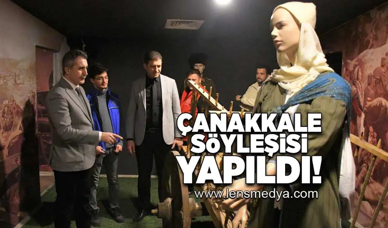 Çanakkale söyleşisi yapıldı!