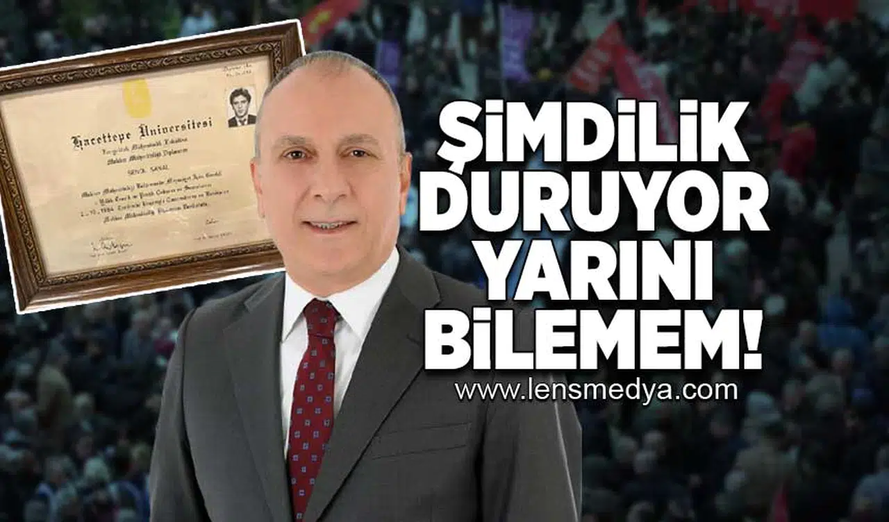 Şimdilik duruyor yarını bilemem!