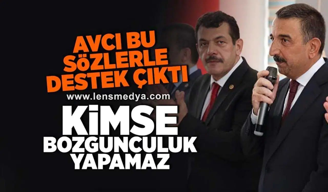 Avcı Vali Hacıbektaşoğlu'na bu sözlerle destek çıktı!