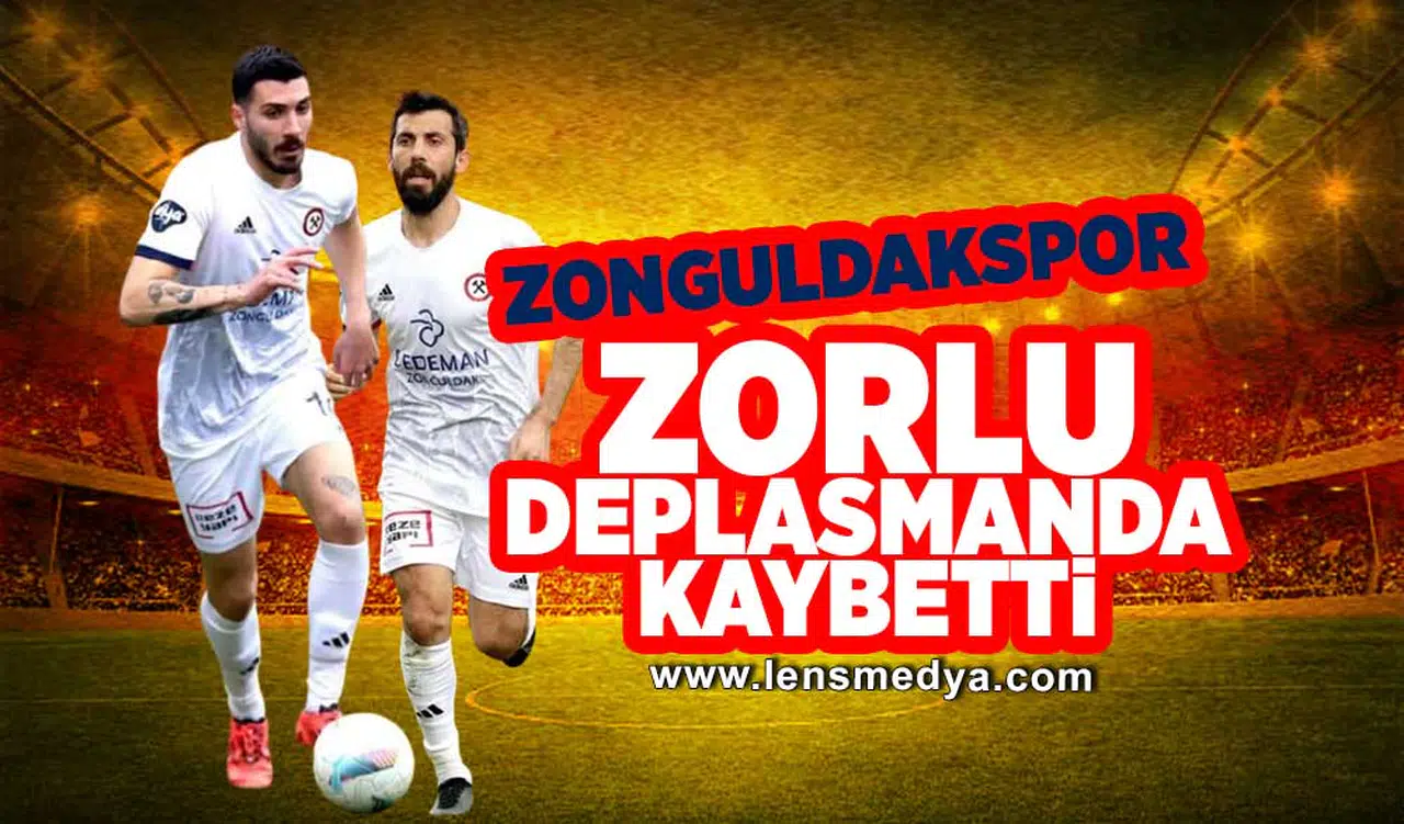 Zonguldakspor zorlu deplasmanda kaybetti!