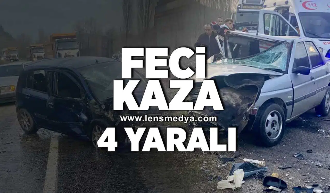 Feci Kaza! 4 Yaralı...