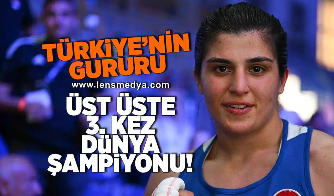 Türkiye'nin gururu... Üst üste 3. kez Dünya Şampiyonu!