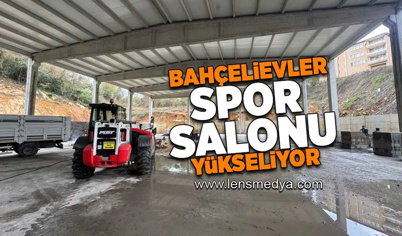 Bahçelievler spor salonu yükseliyor