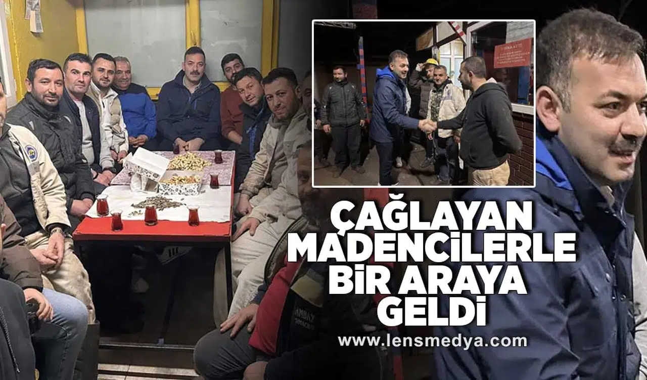 Çağlayan madencilerle bir araya geldi!