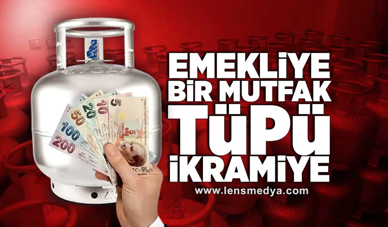 Emekliye bir mutfak tüpü ikramiye!