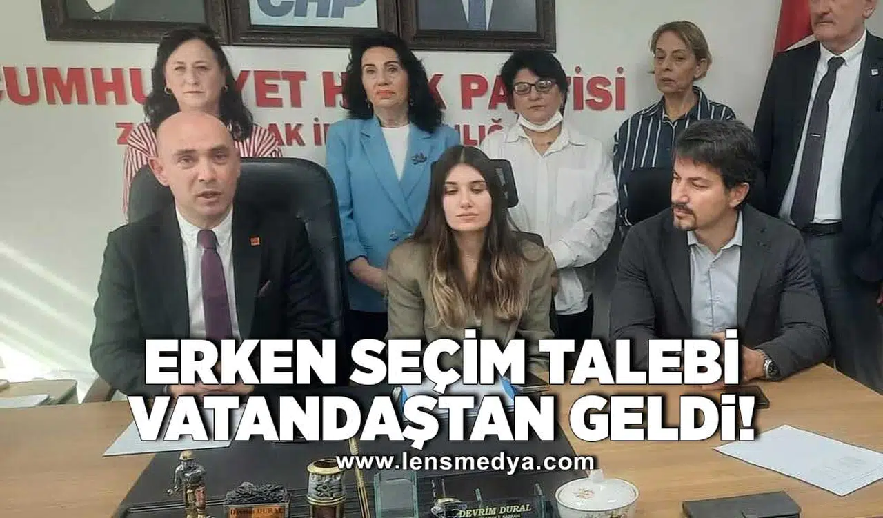 Erken seçim talebi vatandaştan geldi!