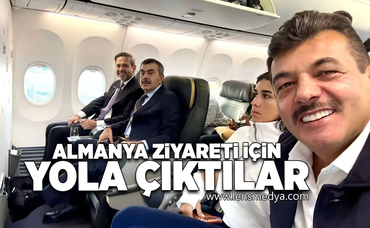 Almanya ziyareti için yola çıktılar!