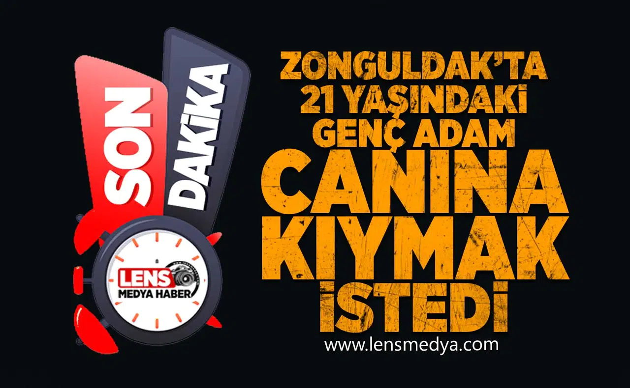 21 Yaşındaki genç adam canına kıymak istedi!
