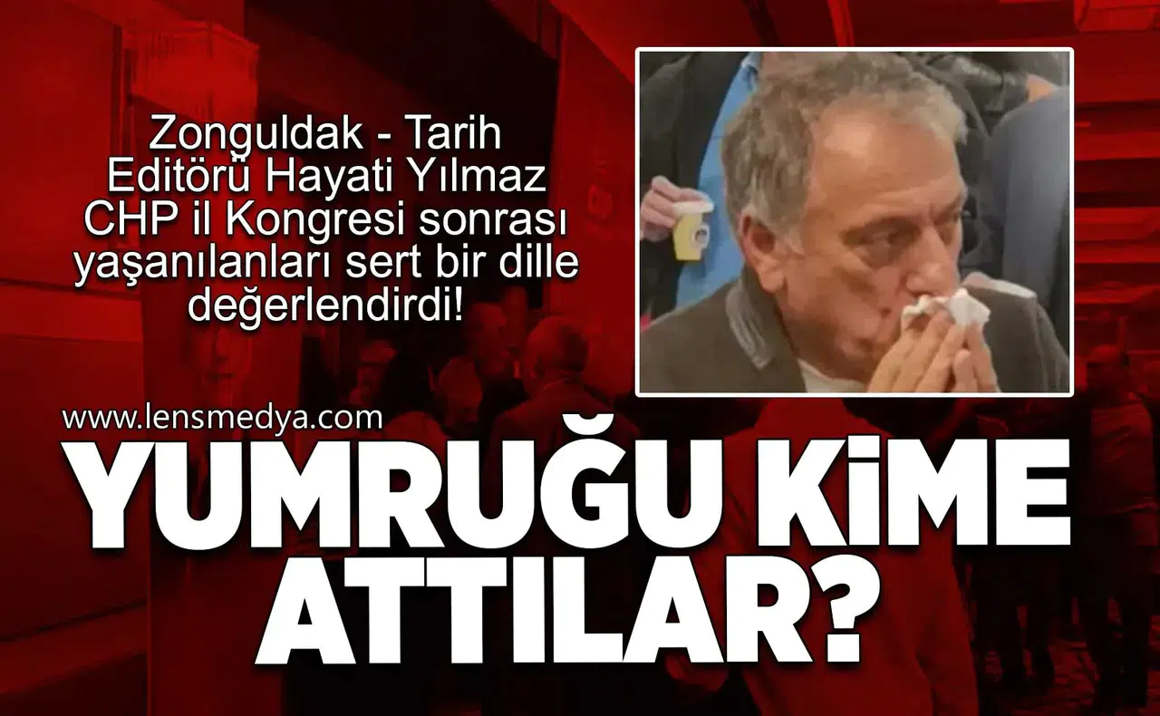 Yumruğu kime attılar!