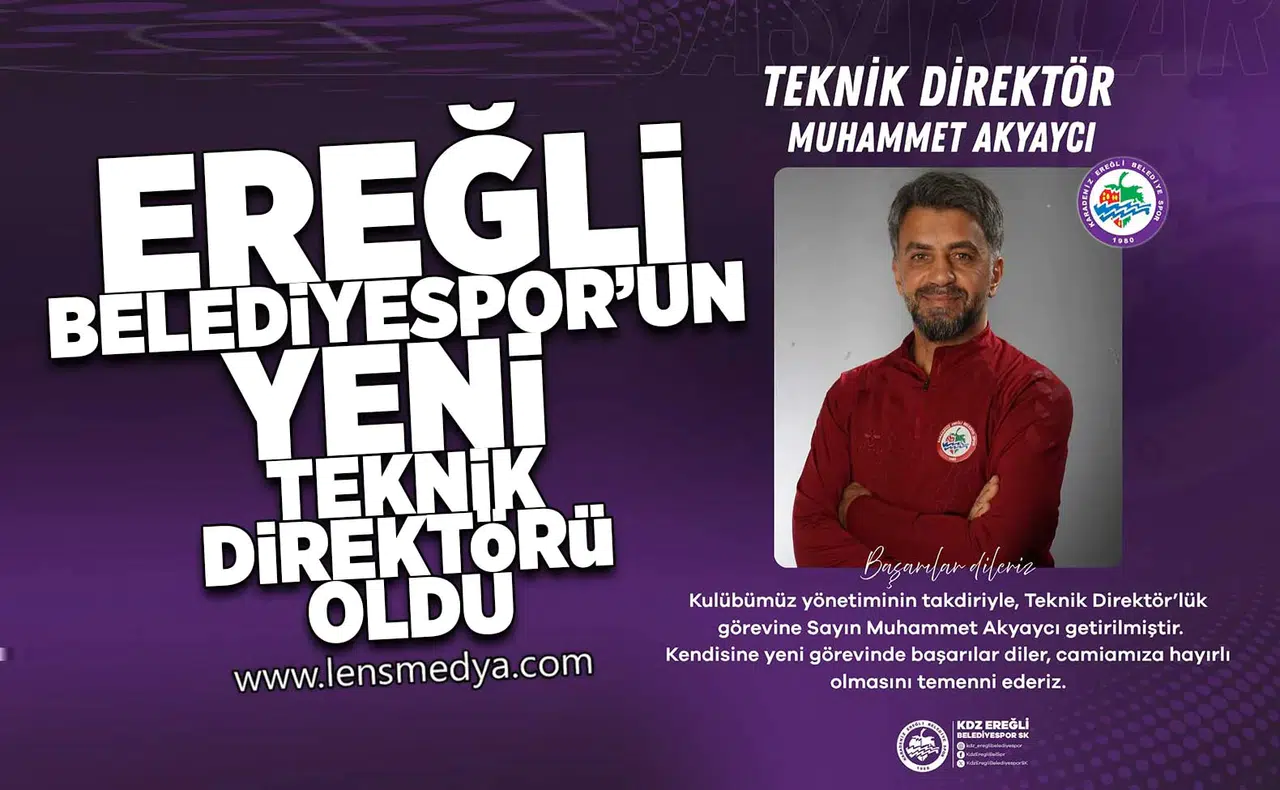 Ereğli Belediyespor'un yeni teknik direktörü oldu!