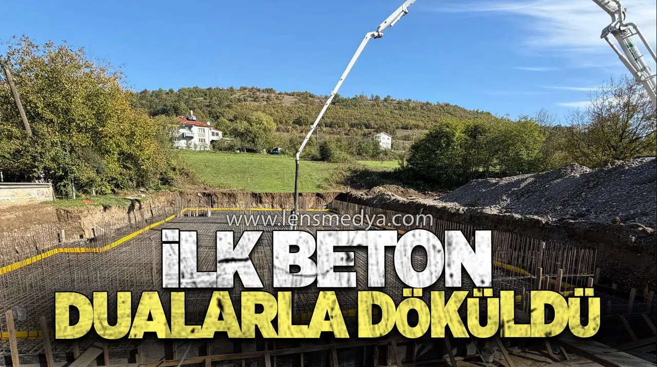 Hafızlık kursunda ilk beton dualarla döküldü