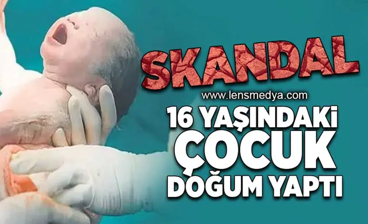 Karın ağrısıyla hastaneye giden çocuk doğum yaptı!