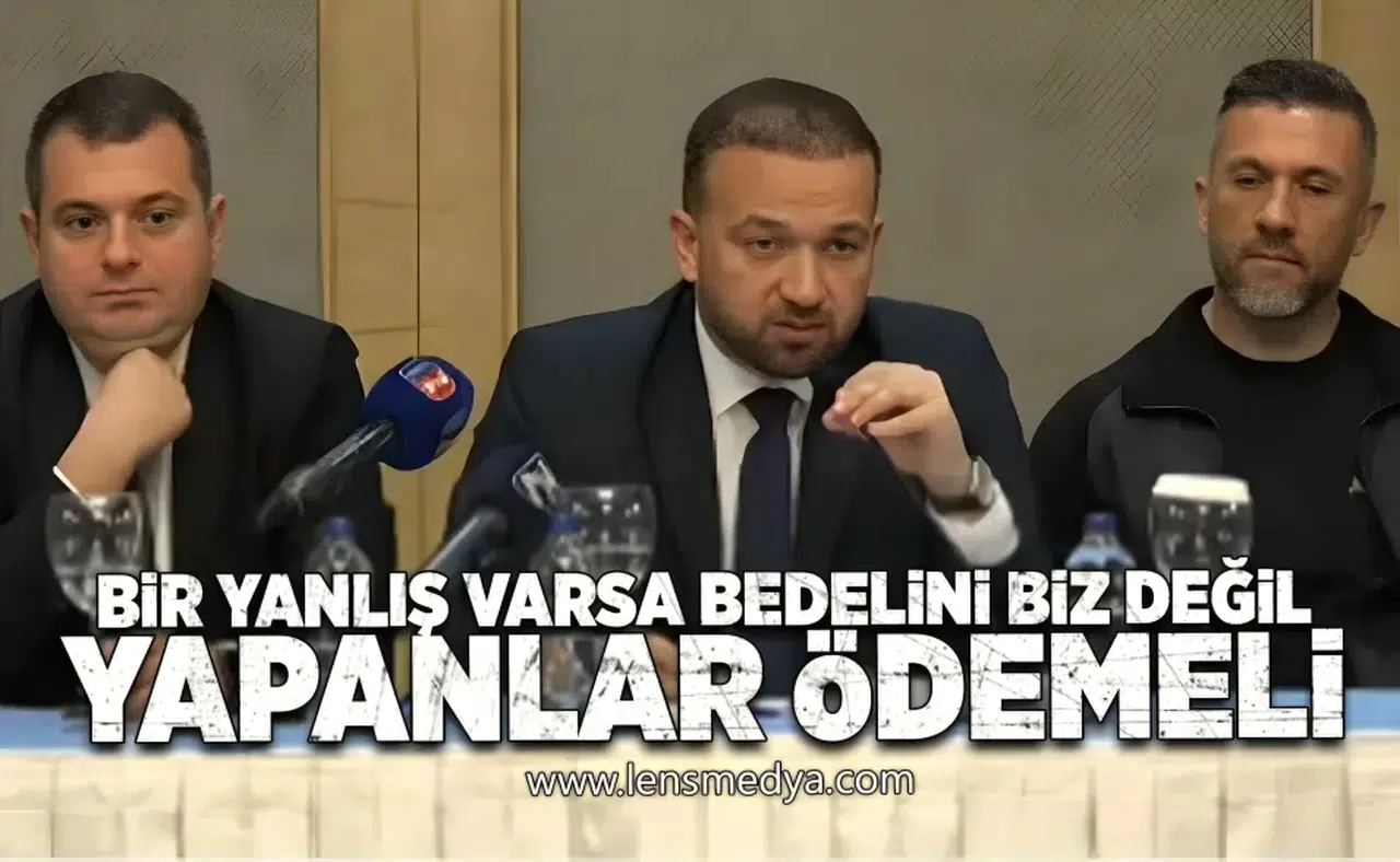 Bir yanlış varsa belelin biz değil, yapanlar ödemeli!